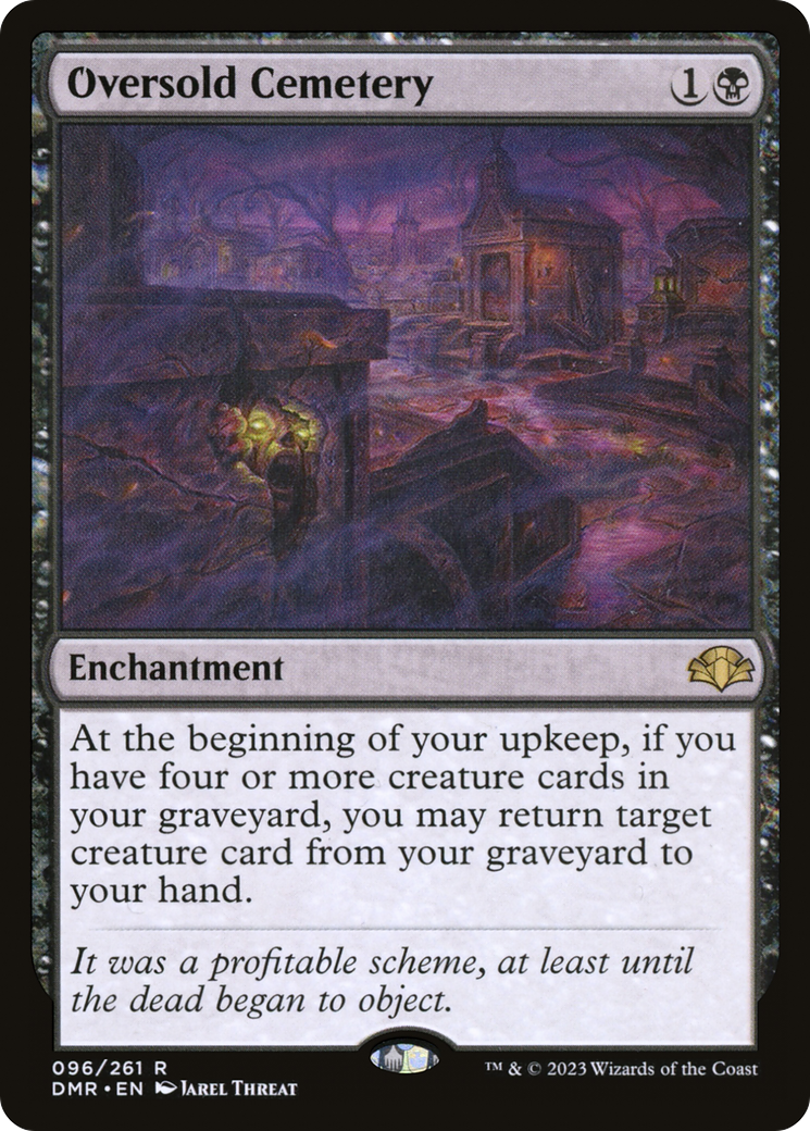 Oversold Cemetery [Dominaria Remastered] Foil