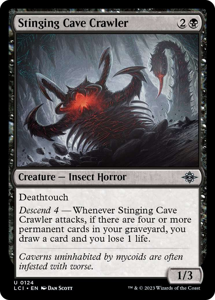 Stinging Cave Crawler [The Lost Caverns of Ixalan] Foil
