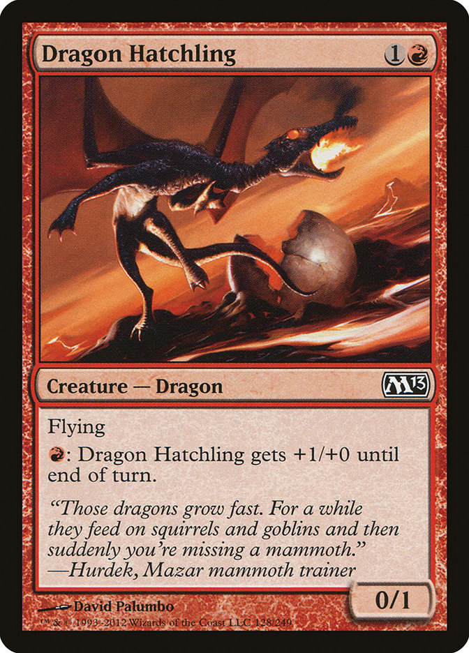 Dragon Hatchling [Magic 2013] Foil