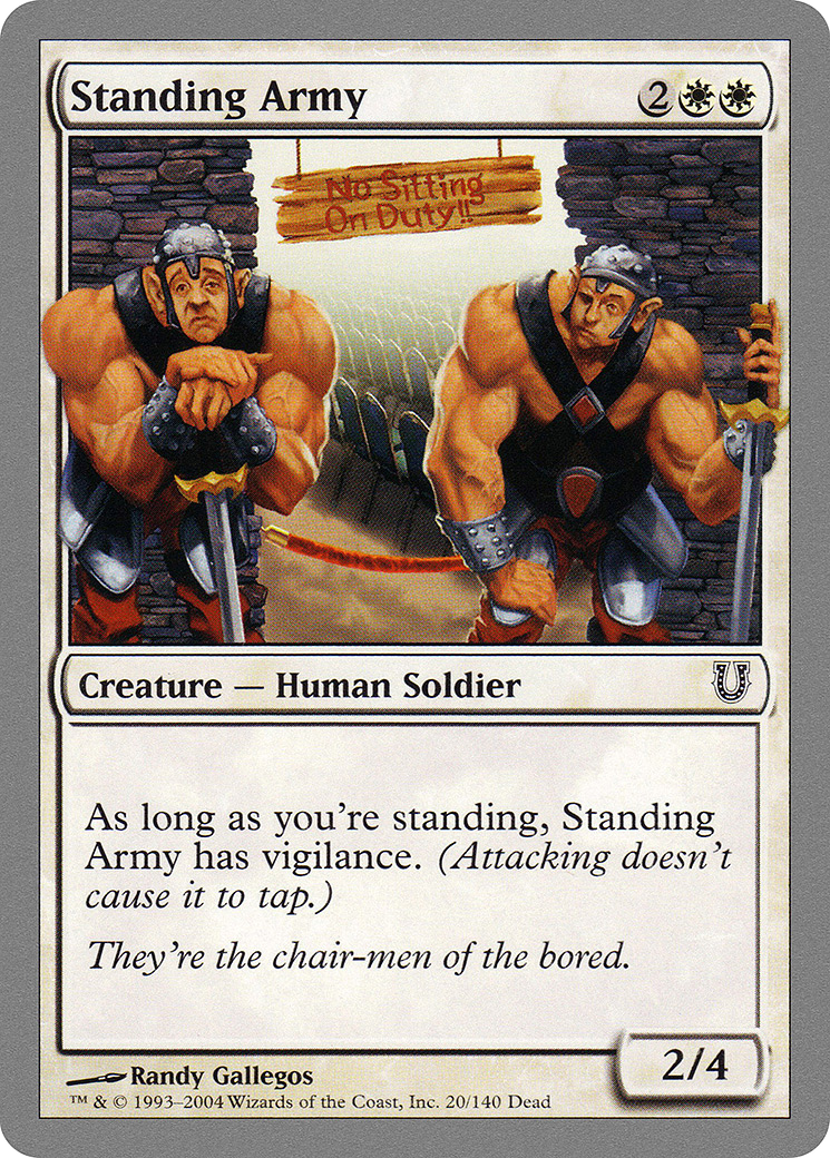 Standing Army  [Unhinged]