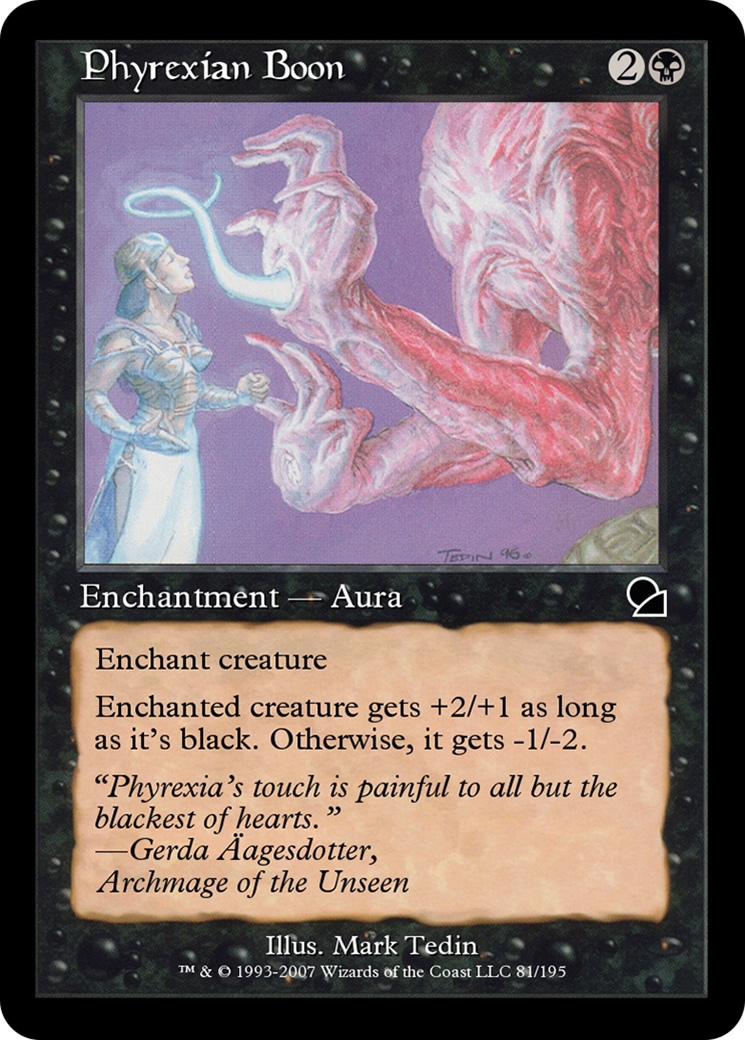Phyrexian Boon  [Masters Edition] Foil