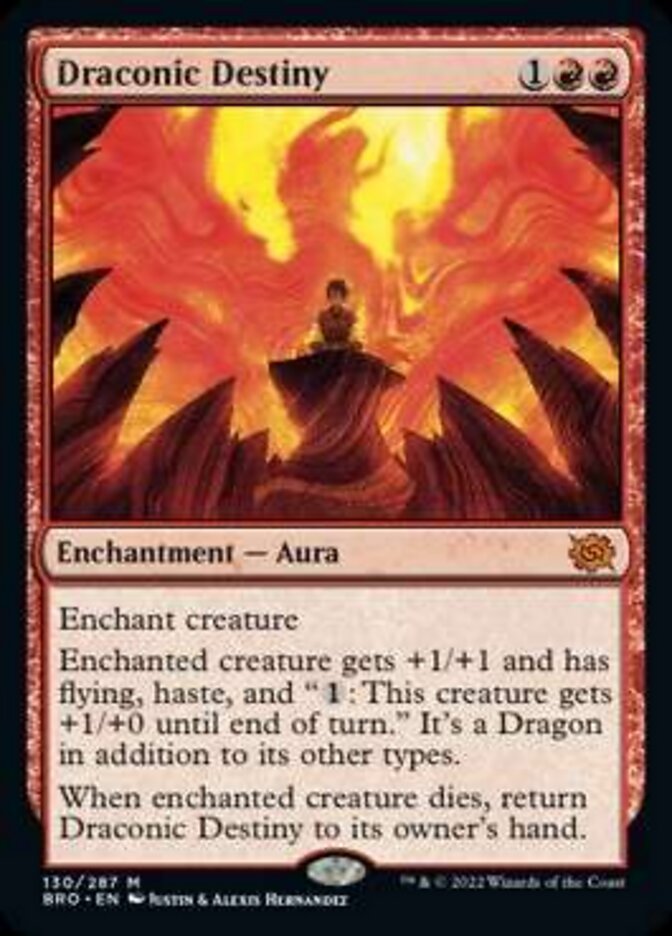Draconic Destiny [The Brothers' War] Foil