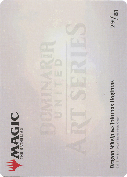 Dragon Whelp // Dragon Whelp  [Dominaria United Art Series] (Borderless) Foil