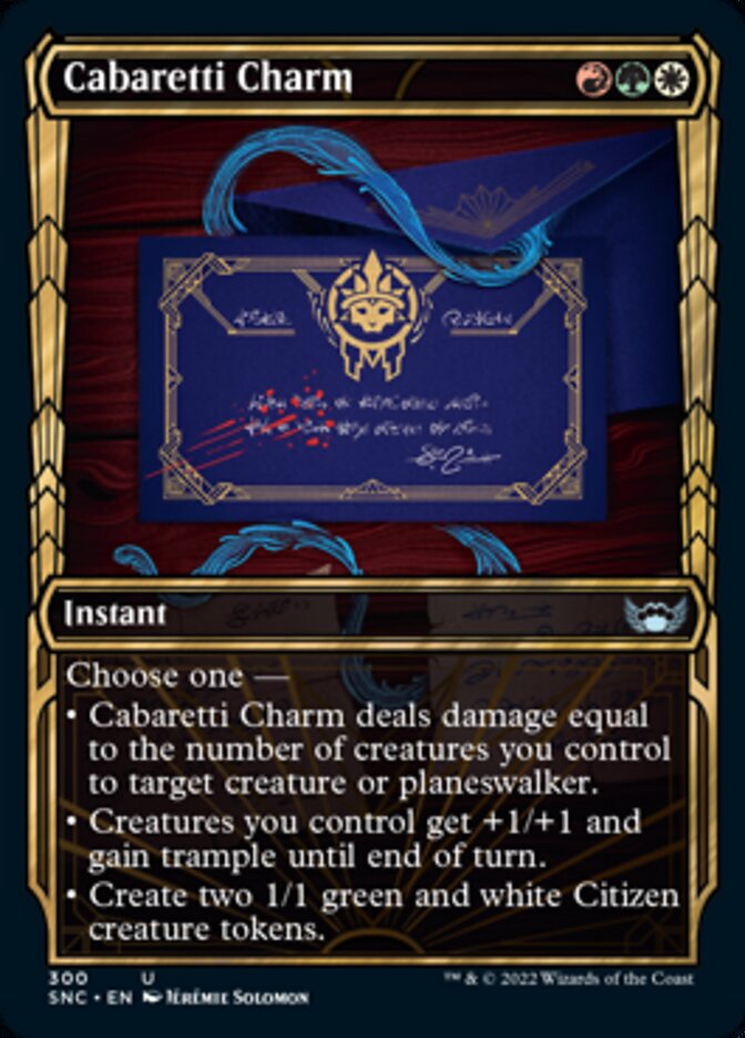 Cabaretti Charm (Showcase Golden Age) [Streets of New Capenna] Foil