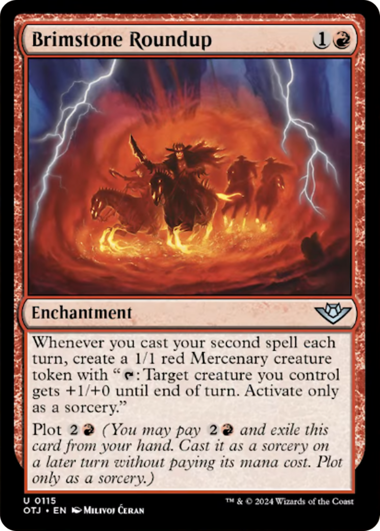 Brimstone Roundup [Outlaws of Thunder Junction] Foil