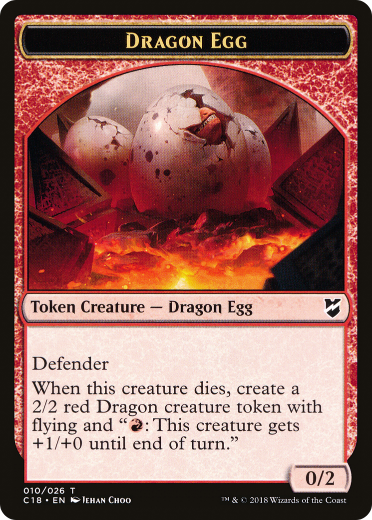 Dragon Egg  [Commander 2018 Tokens]