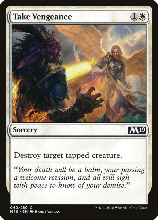Take Vengeance [Core Set 2019] Foil