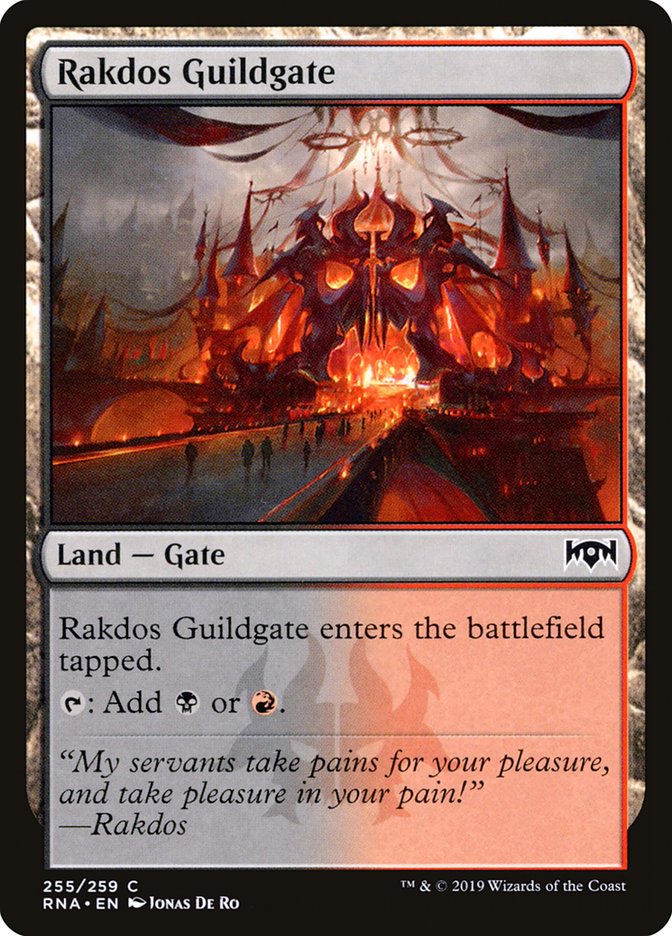 Rakdos Guildgate (255/259) [Ravnica Allegiance] Foil