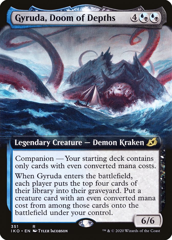 Gyruda, Doom of Depths (Extended Art) [Ikoria: Lair of Behemoths] Foil