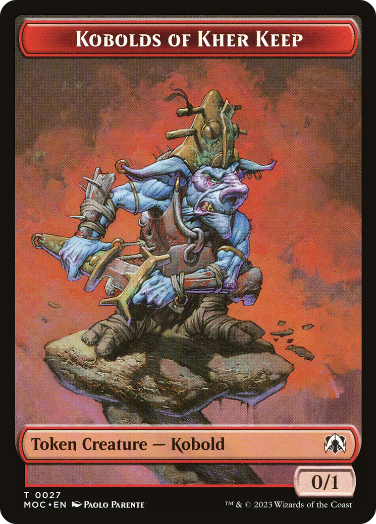 Kobolds of Kher Keep  [March of the Machine Commander Tokens]