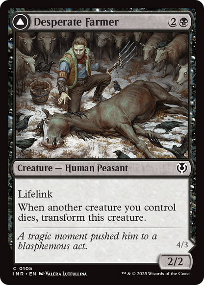 Desperate Farmer // Depraved Harvester [Innistrad Remastered] Foil