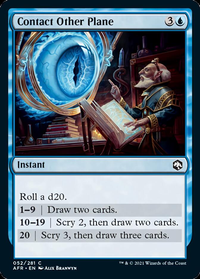 Contact Other Plane [Dungeons & Dragons: Adventures in the Forgotten Realms] Foil