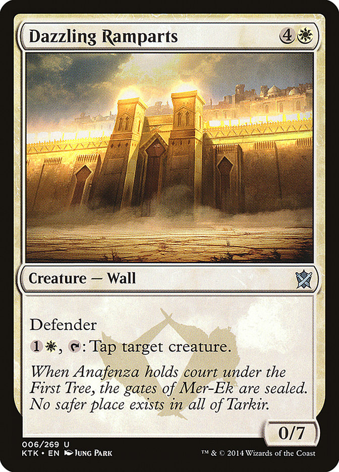 Dazzling Ramparts [Khans of Tarkir] Foil
