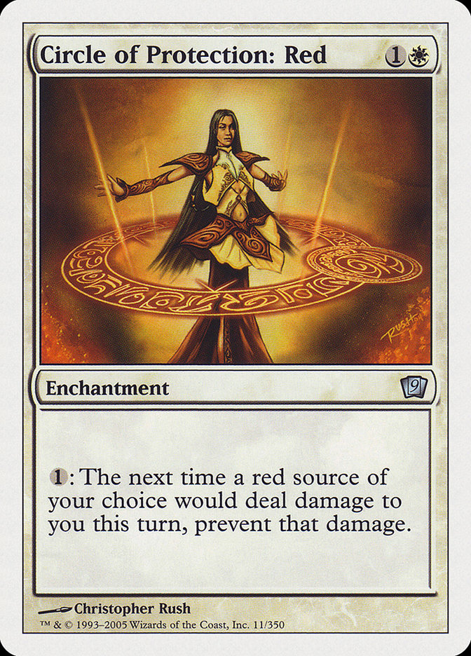 Circle of Protection: Red [Ninth Edition] Foil