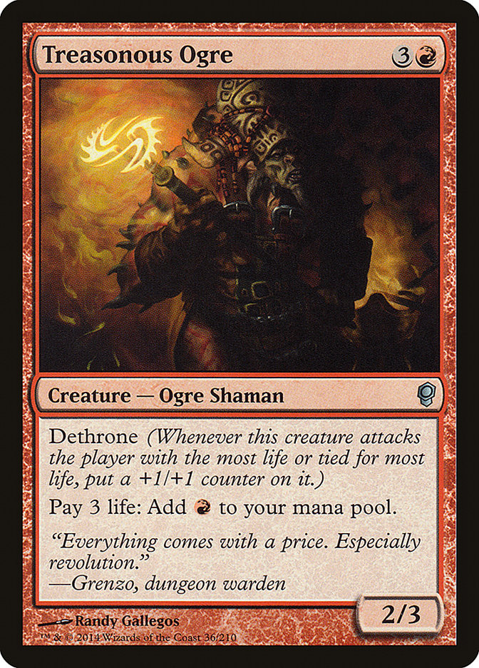 Treasonous Ogre [Conspiracy] Foil