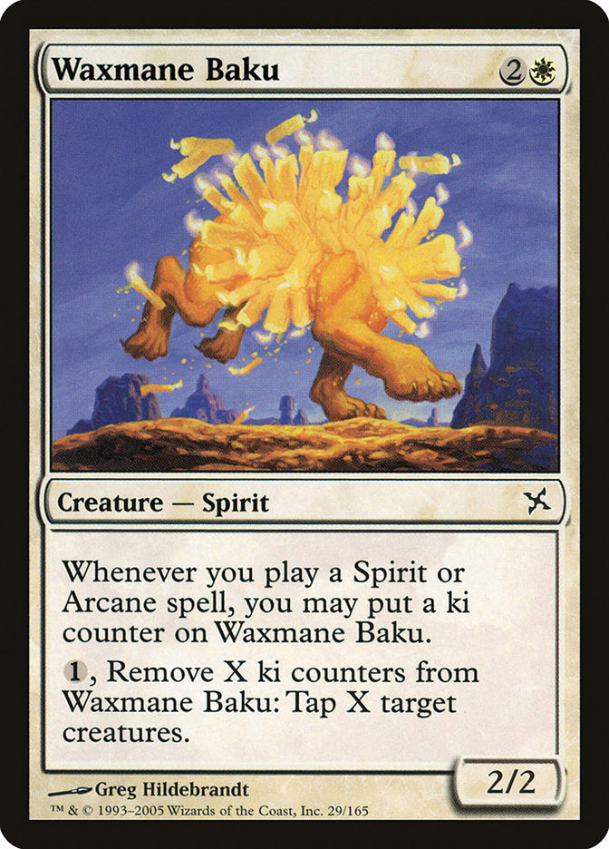 Waxmane Baku [Betrayers of Kamigawa] Foil