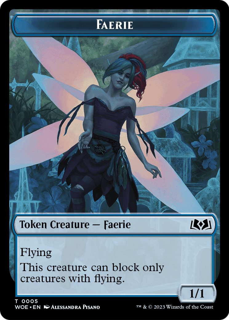 Faerie  [Wilds of Eldraine Tokens]