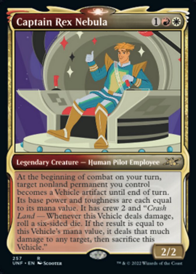 Captain Rex Nebula (Showcase) [Unfinity] Foil