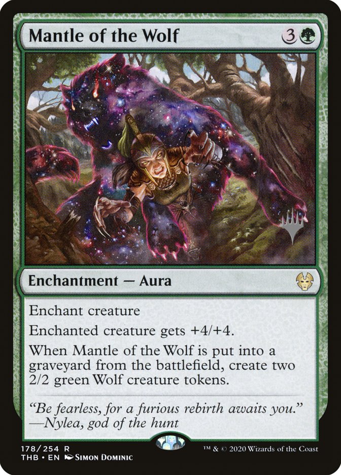 Mantle of the Wolf (Promo Pack) [Theros Beyond Death Promos] Foil