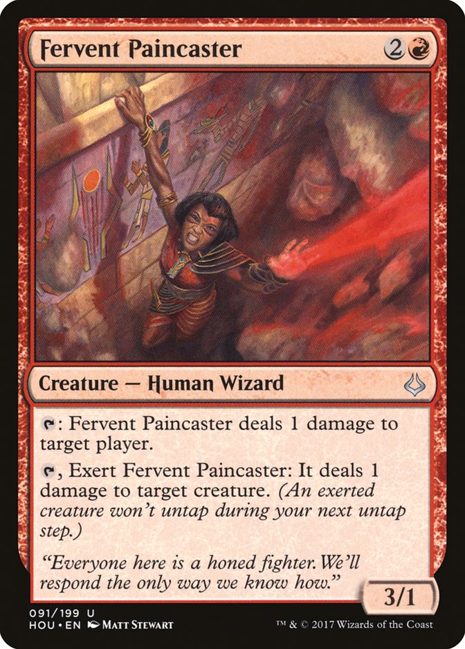 Fervent Paincaster [Hour of Devastation] Foil