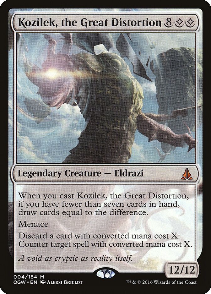 Kozilek, the Great Distortion [Oath of the Gatewatch] Foil