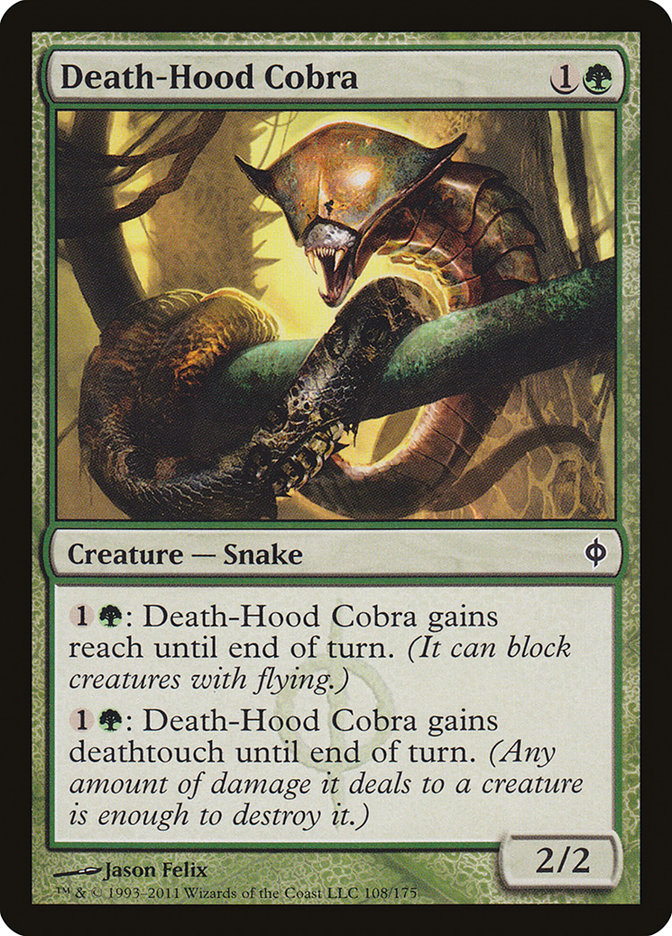 Death-Hood Cobra [New Phyrexia] Foil