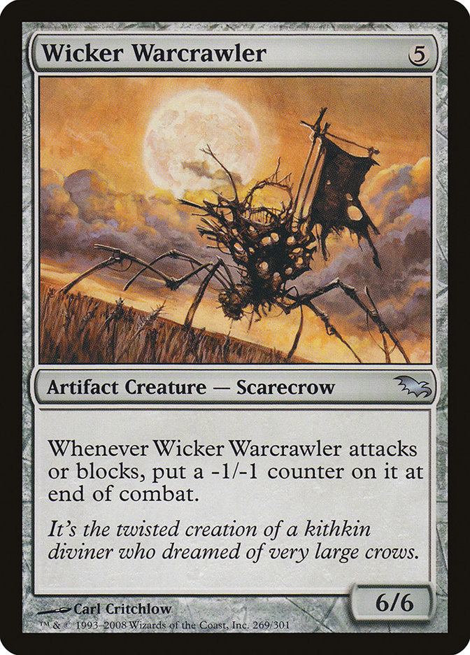 Wicker Warcrawler [Shadowmoor] Foil
