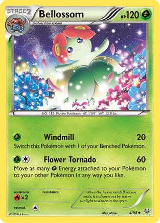 Bellossom (4/98) [XY: Ancient Origins] Reverse Holofoil
