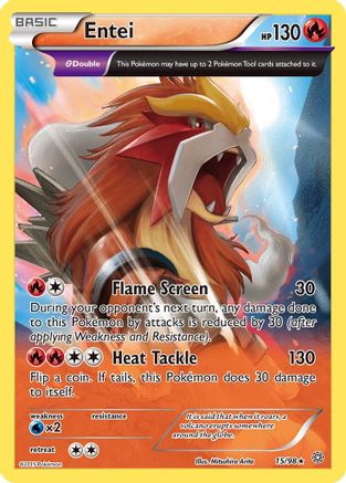 Entei (15/98) [XY: Ancient Origins] Reverse Holofoil
