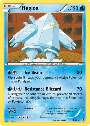 Regice (24/98) [XY: Ancient Origins] Reverse Holofoil
