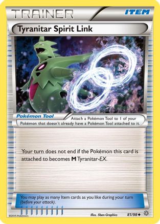 Tyranitar Spirit Link (81/98) [XY: Ancient Origins] Reverse Holofoil
