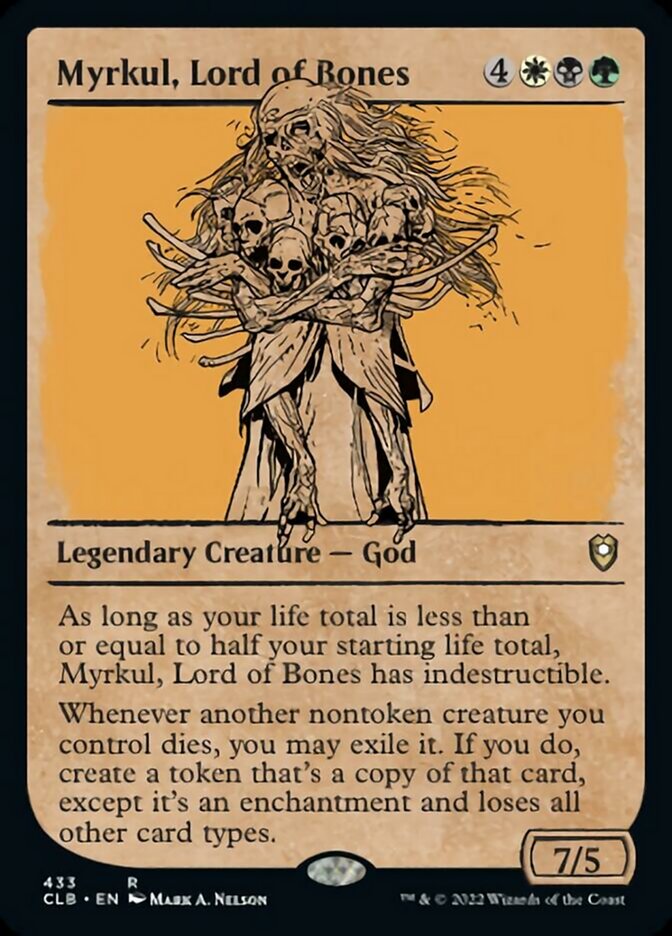 Myrkul, Lord of Bones (Showcase) [Commander Legends: Battle for Baldur's Gate] Foil