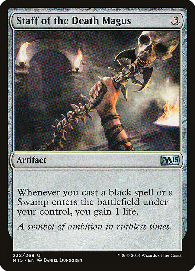 Staff of the Death Magus [Magic 2015] Foil