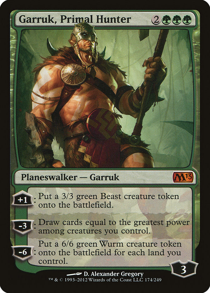 Garruk, Primal Hunter [Magic 2013] Foil