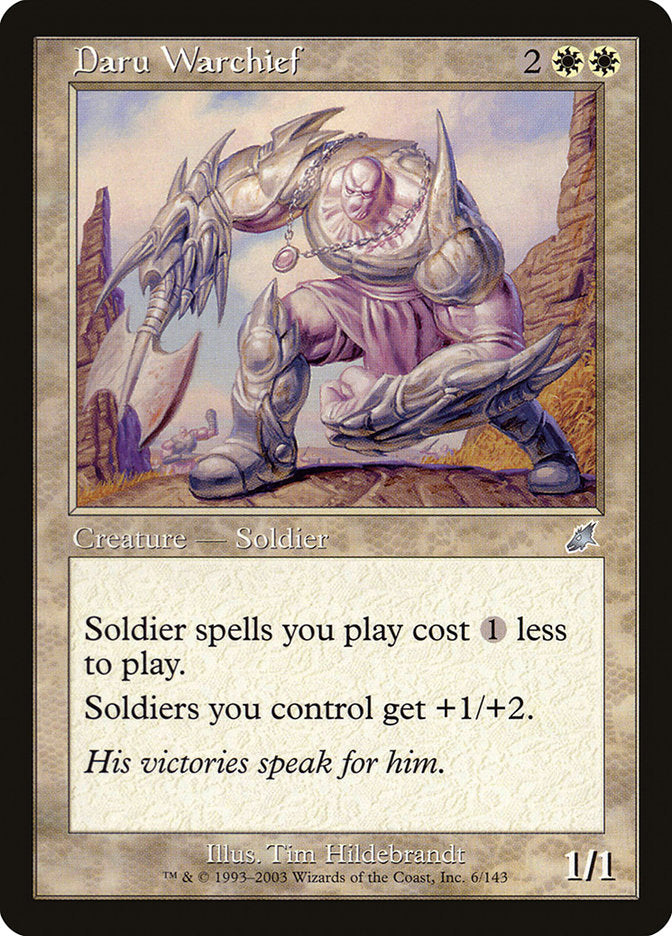 Daru Warchief [Scourge] Foil