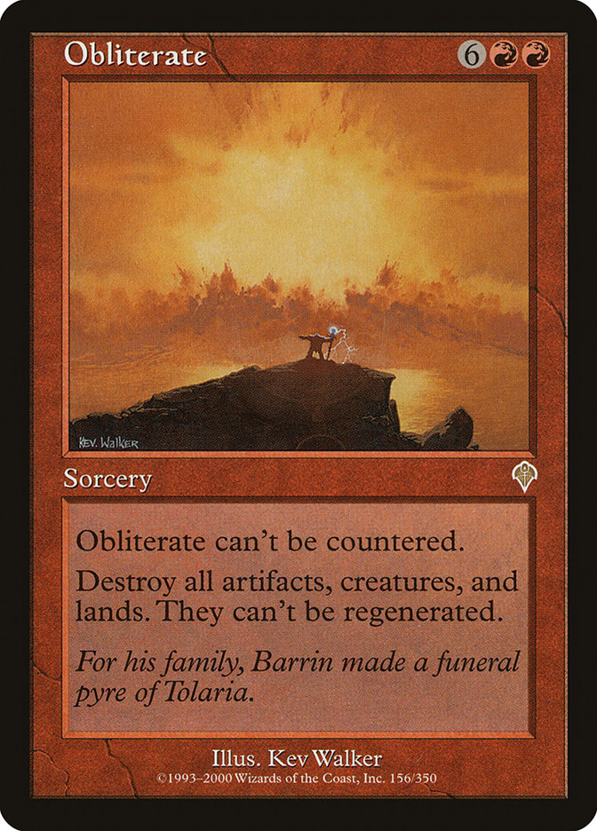 Obliterate [Invasion] Foil
