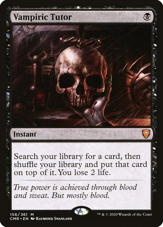 Vampiric Tutor [Commander Legends] Foil