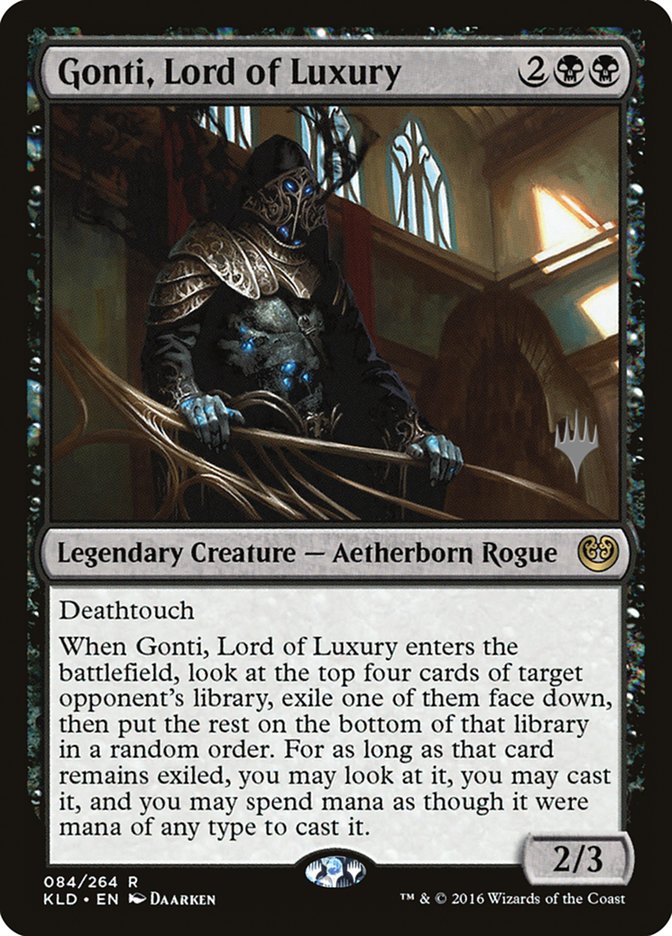 Gonti, Lord of Luxury (Promo Pack) [Kaladesh Promos] Foil