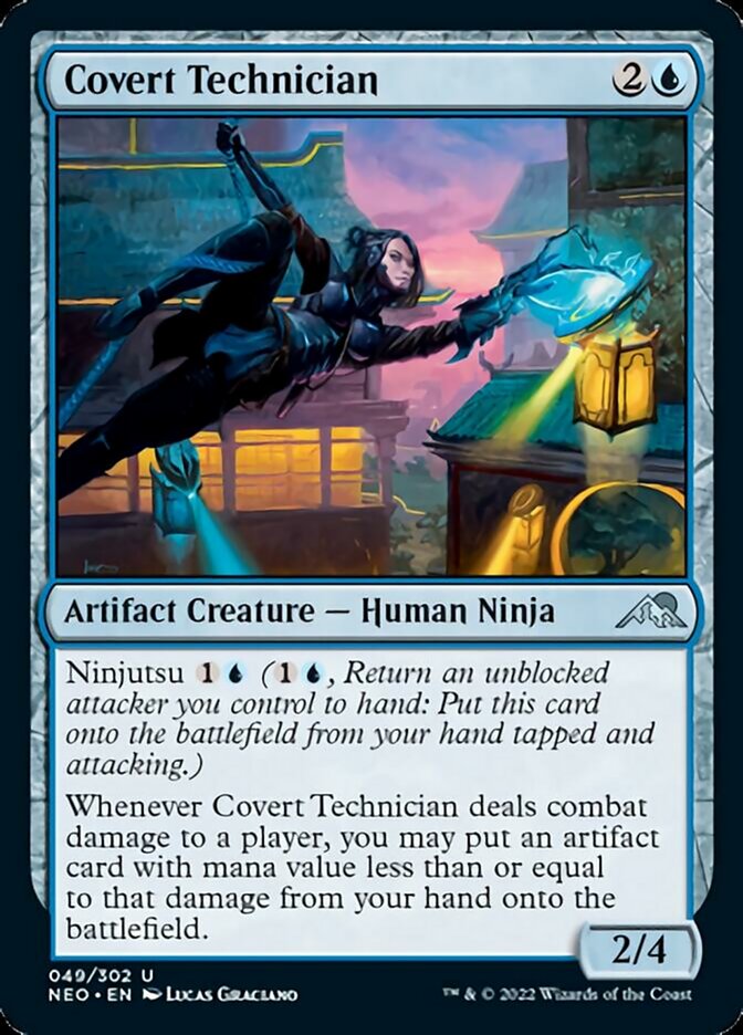 Covert Technician [Kamigawa: Neon Dynasty] Foil