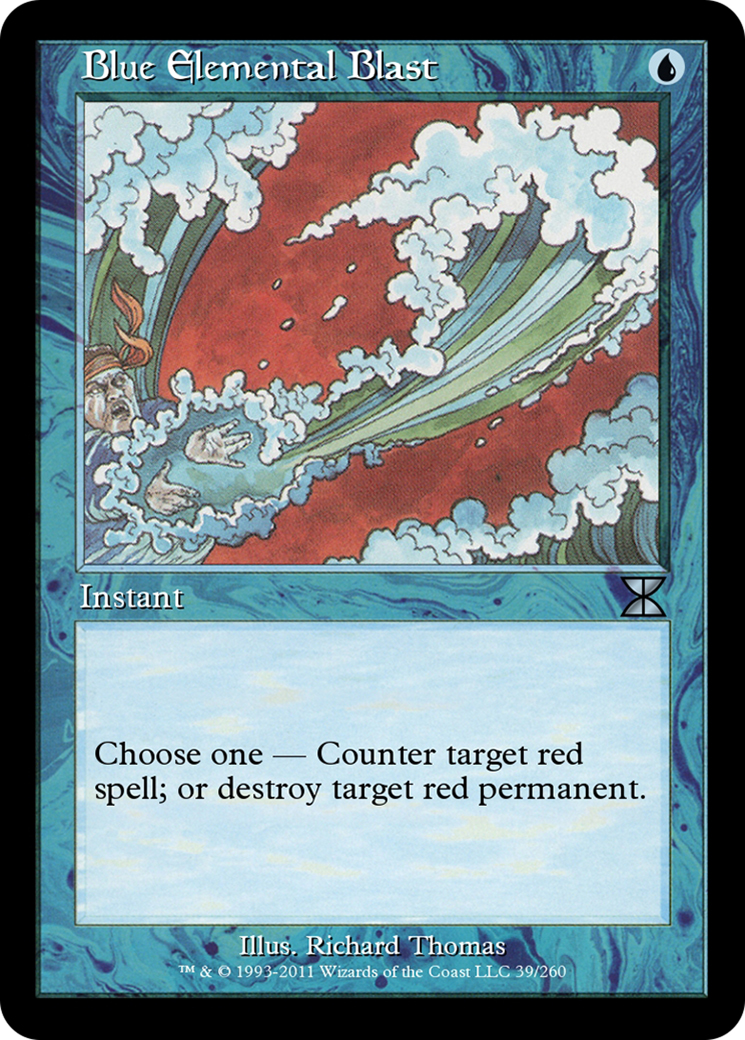 Blue Elemental Blast  [Masters Edition IV] Foil