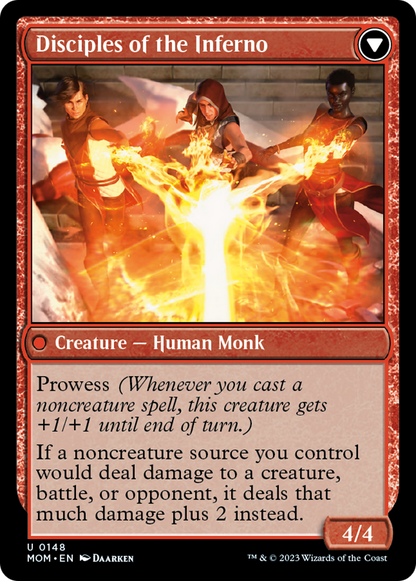 Invasion of Regatha // Disciples of the Inferno [March of the Machine] Foil