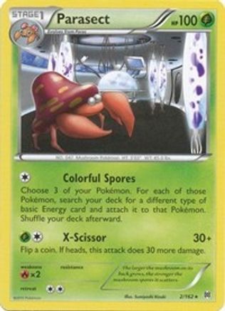 Parasect (2/162) [XY: BREAKthrough] Reverse Holofoil