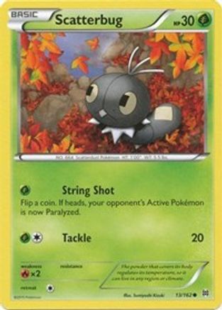 Scatterbug (13/162) [XY: BREAKthrough] Reverse Holofoil