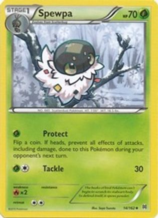 Spewpa (14/162) [XY: BREAKthrough] Reverse Holofoil