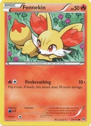 Fennekin (25/162) [XY: BREAKthrough] Reverse Holofoil