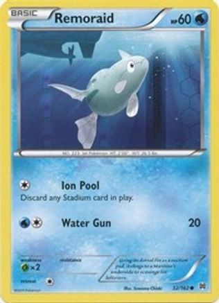 Remoraid (32/162) [XY: BREAKthrough] Reverse Holofoil