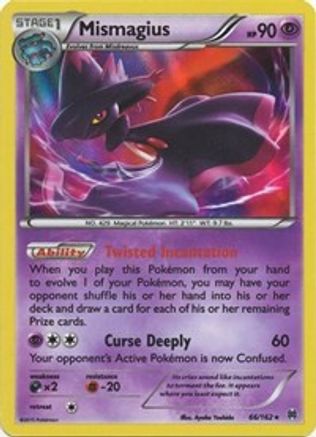 Mismagius (66/162) [XY: BREAKthrough] Reverse Holofoil