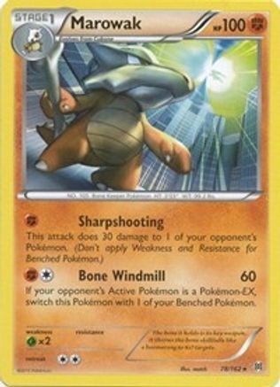 Marowak (78/162) [XY: BREAKthrough] Reverse Holofoil