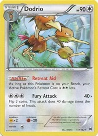 Dodrio (117/162) [XY: BREAKthrough] Reverse Holofoil