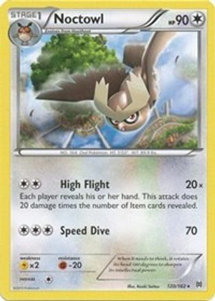 Noctowl (120/162) [XY: BREAKthrough] Reverse Holofoil
